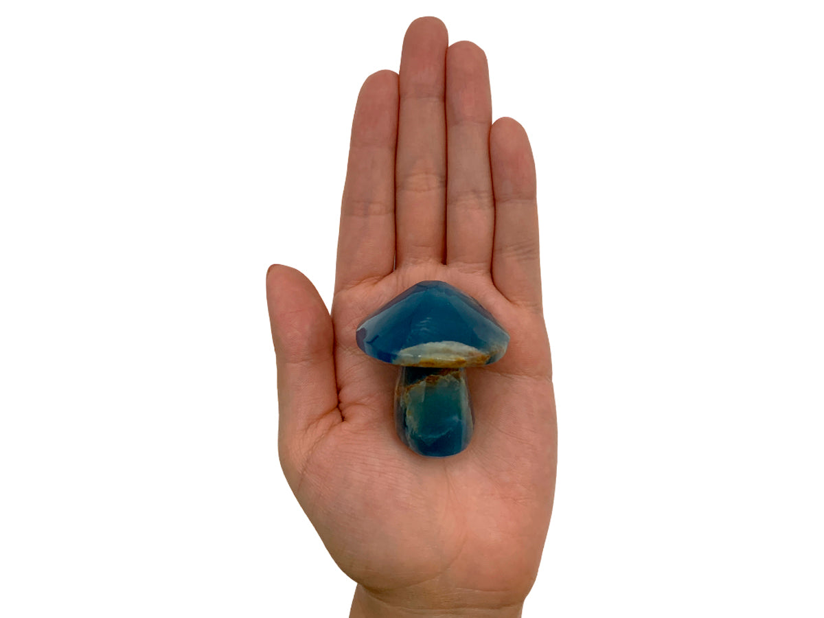 Blue Onyx Irregular Mushroom