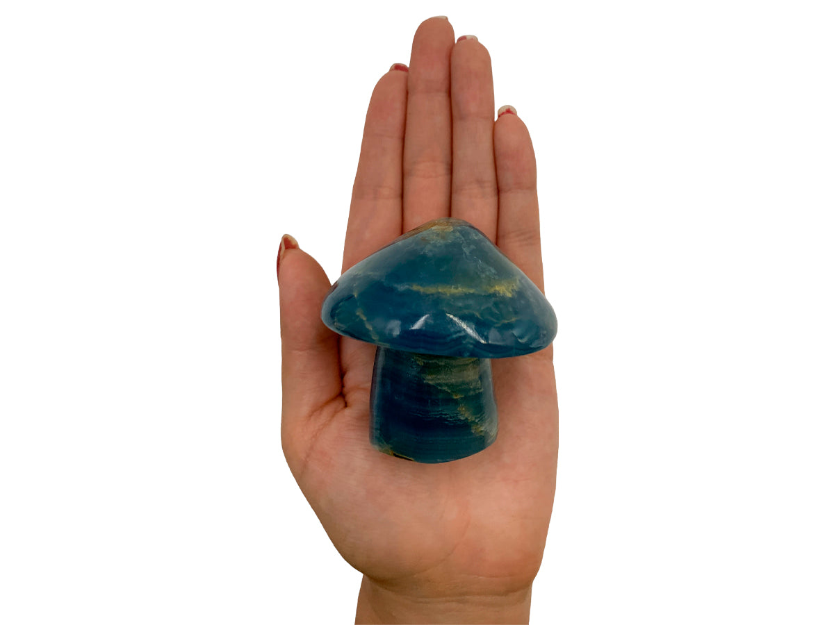 Blue Onyx Irregular Mushroom