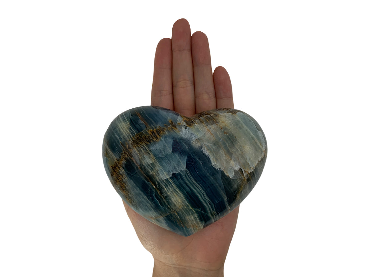 Blue Onyx Heart