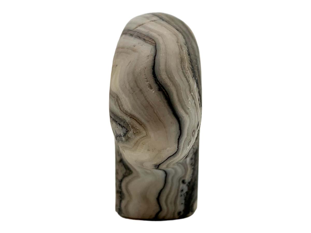 Gray Zebra Onyx Flat Polar Bear