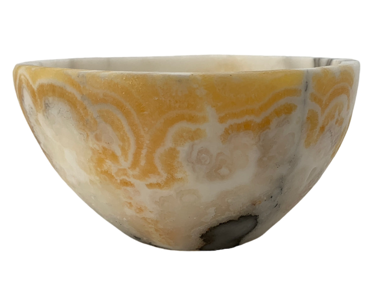 Zebra Onyx Circular Bowl