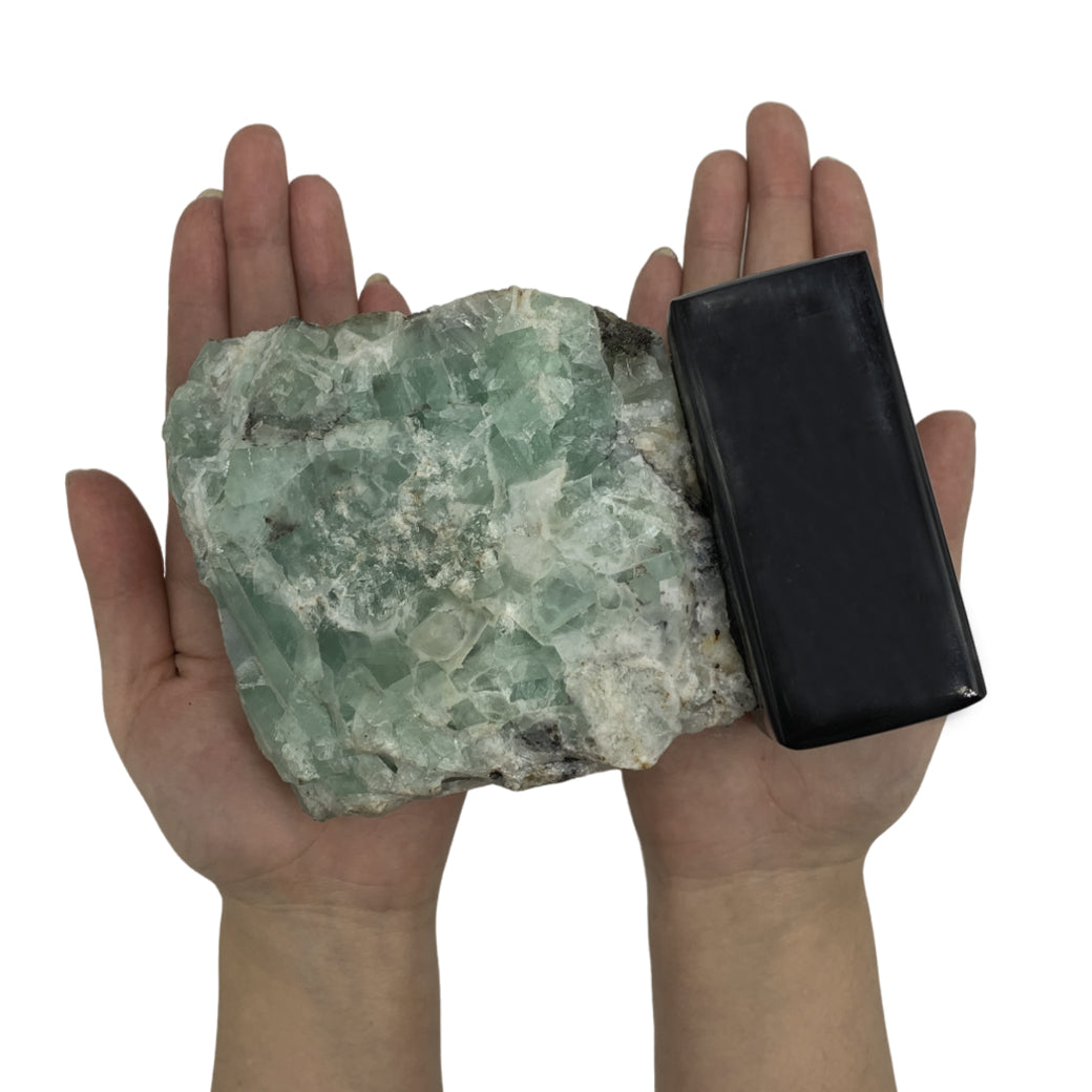 Fluorite Irregular Rustic Lamp