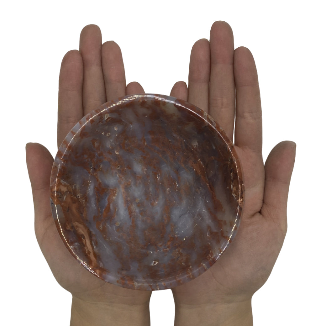 Red Jasper Circular Bowl