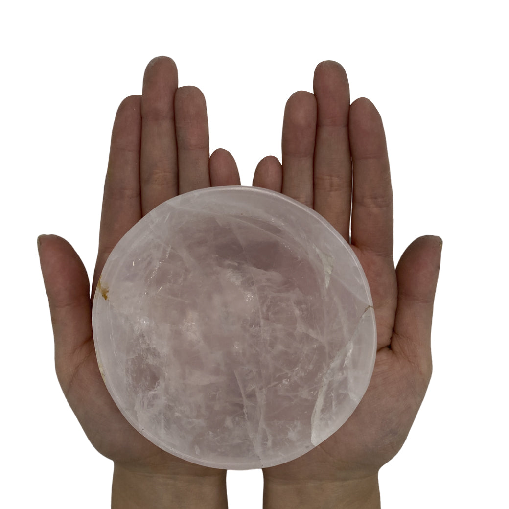 Rose Quartz CIrcular Bowl