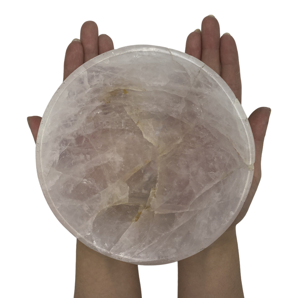 Rose Quartz CIrcular Bowl