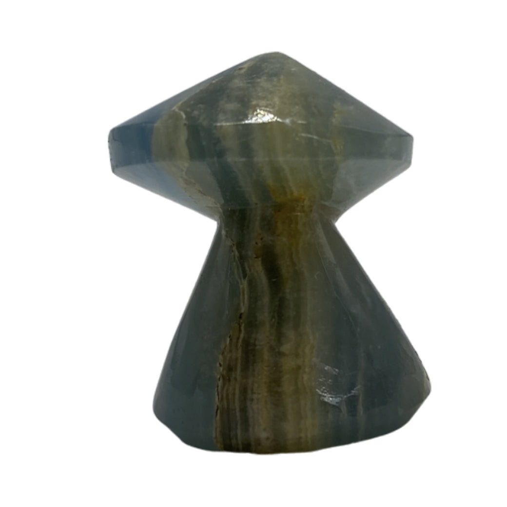 Blue Onyx Irregular Mushroom
