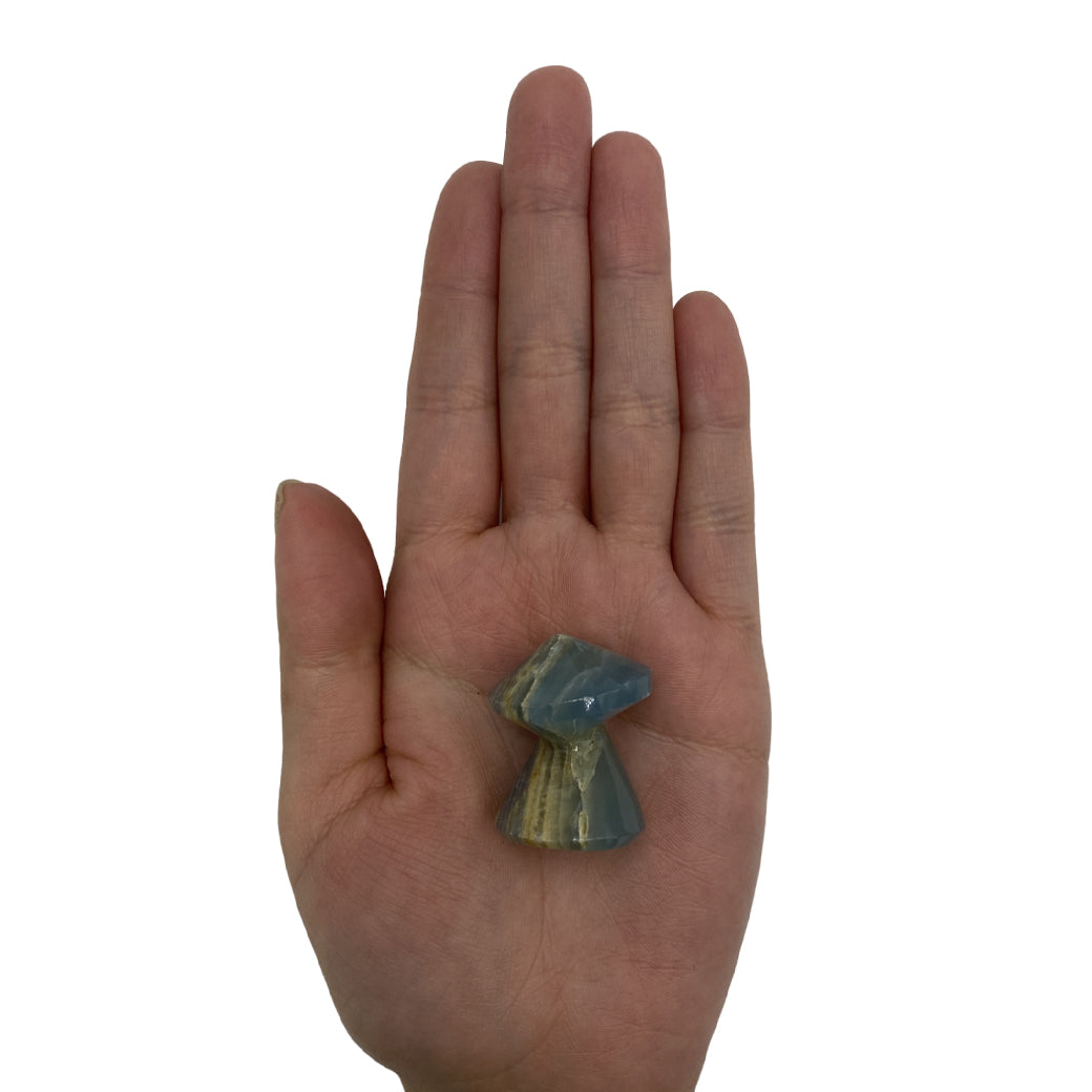 Blue Onyx Irregular Mushroom
