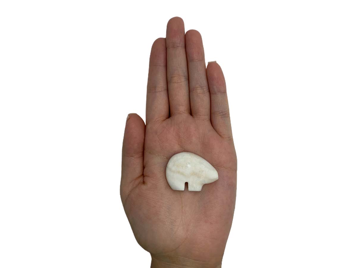 Zebra Calcite Flat Polar Bear