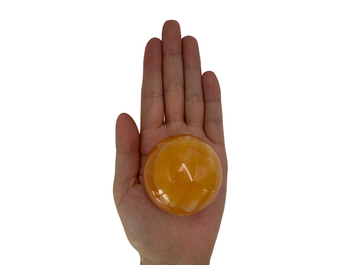 Orange Calcite Sphere