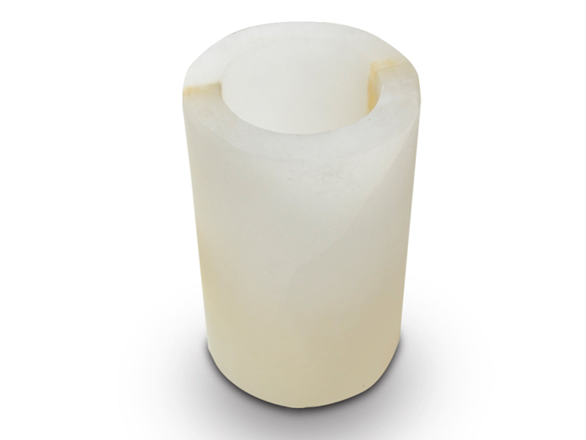 White Onyx Cylinder Candle Holder