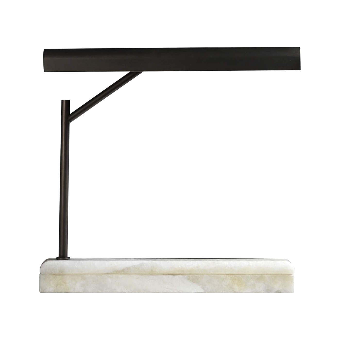 Metal Support Lamp With Marble Base  40X48 Cm
