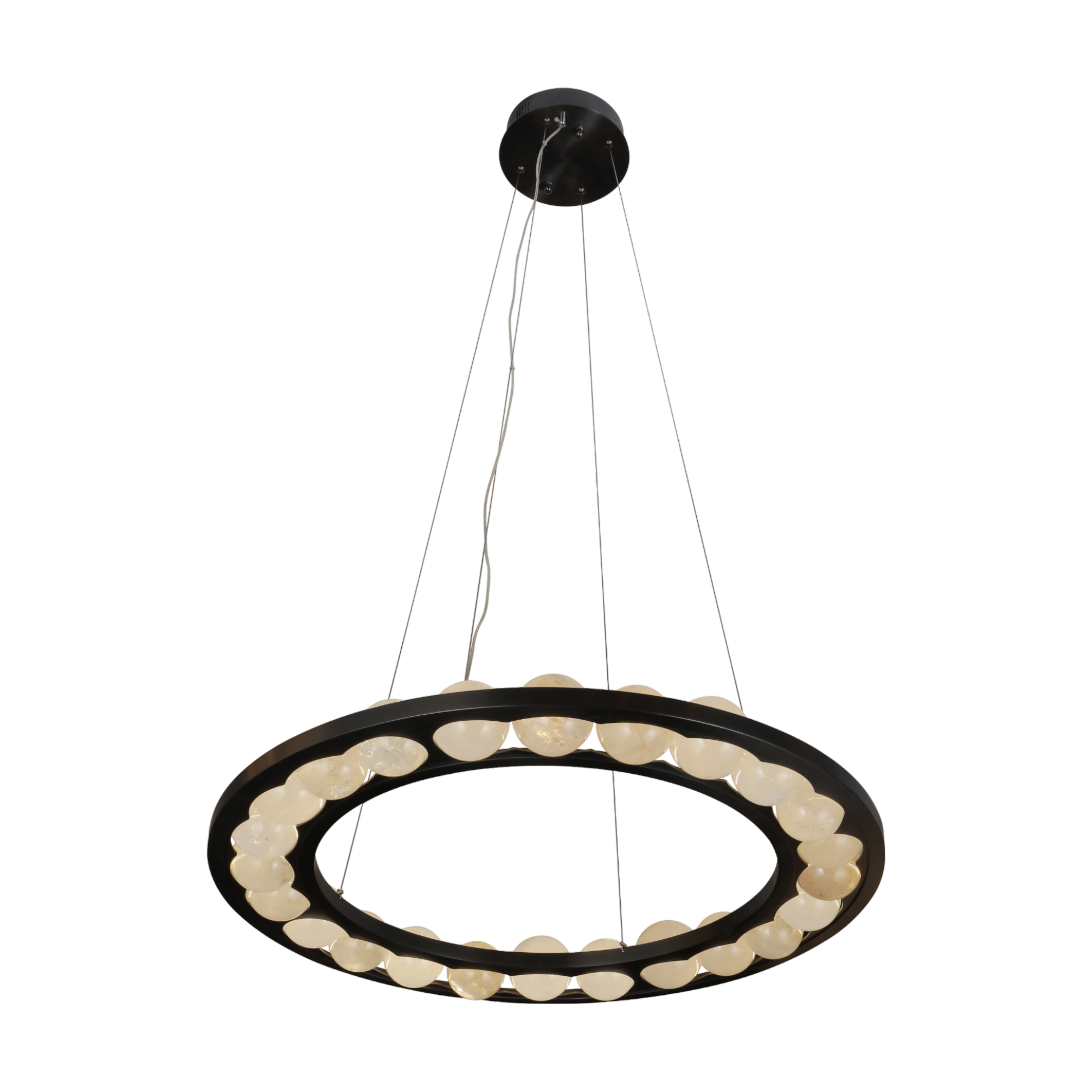 Circular Hanging Lamp  80 Cm
