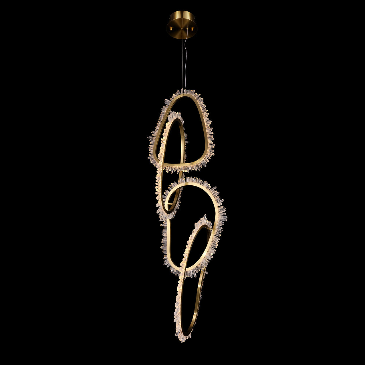 Quartz Point Link Lamp  40-130 Cm