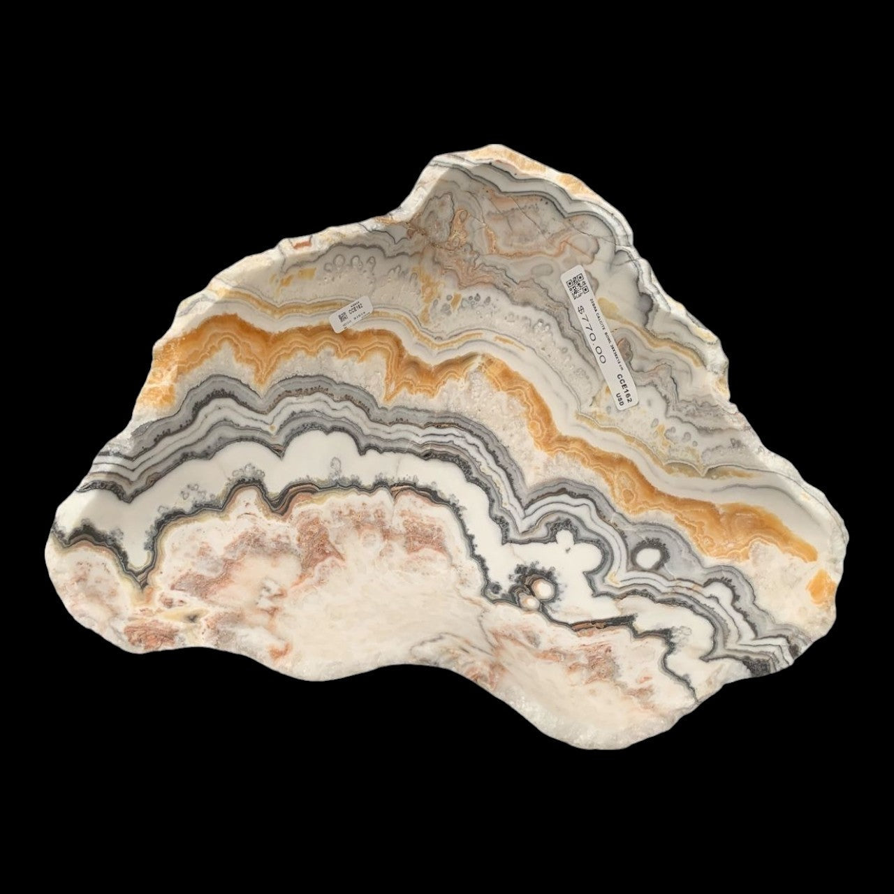 Zebra Calcite Bowl CCE162