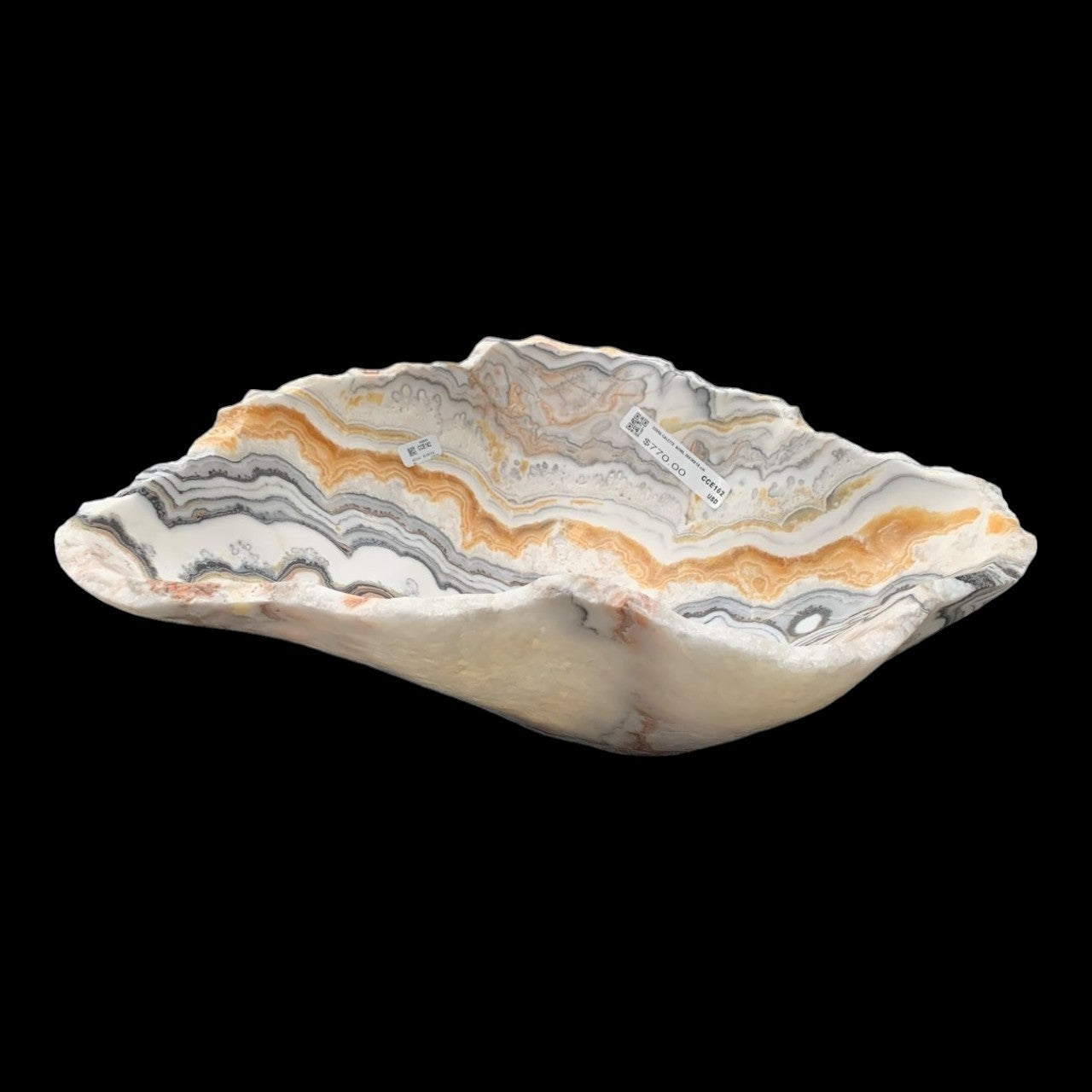 Zebra Calcite Bowl CCE162