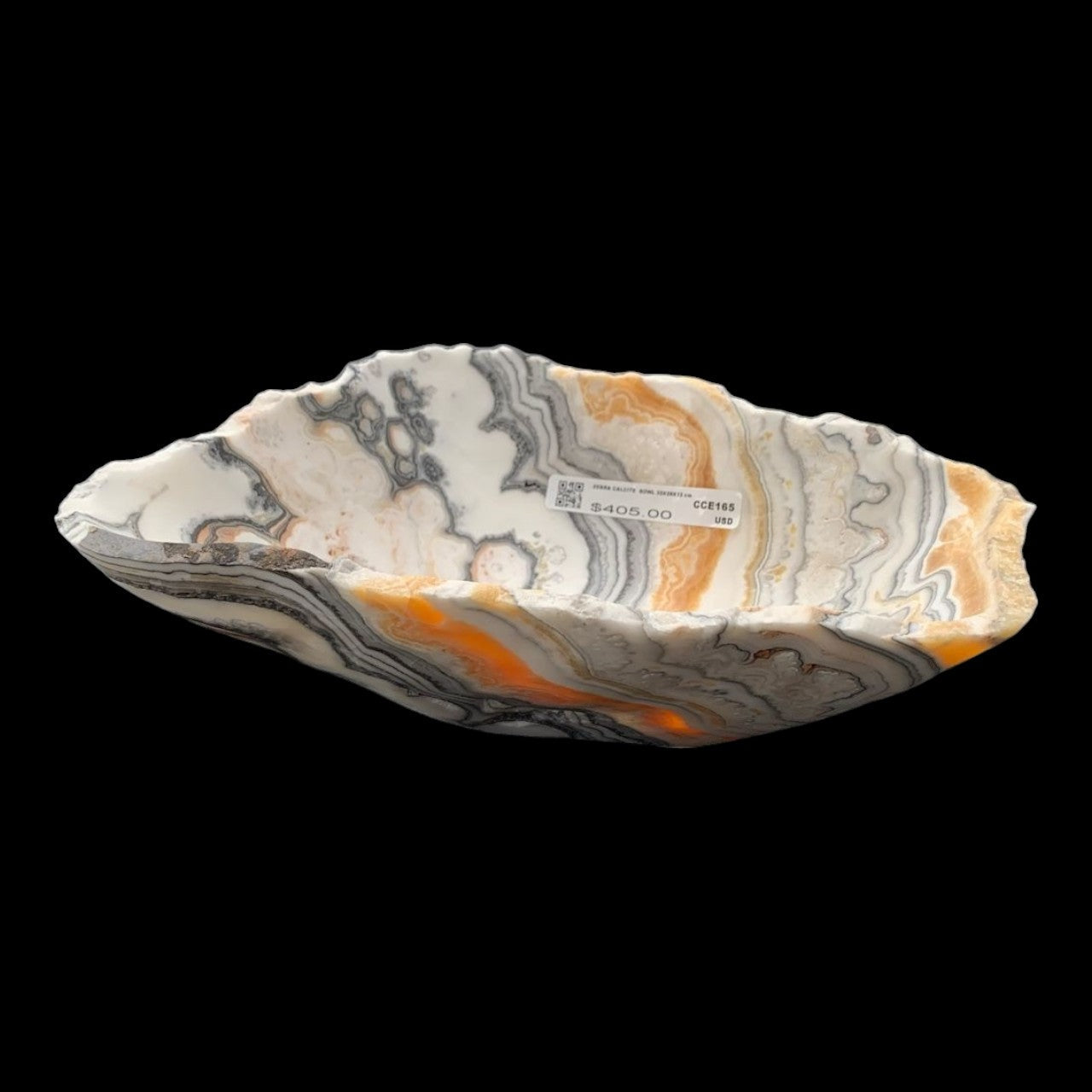 Zebra Calcite Bowl CCE165
