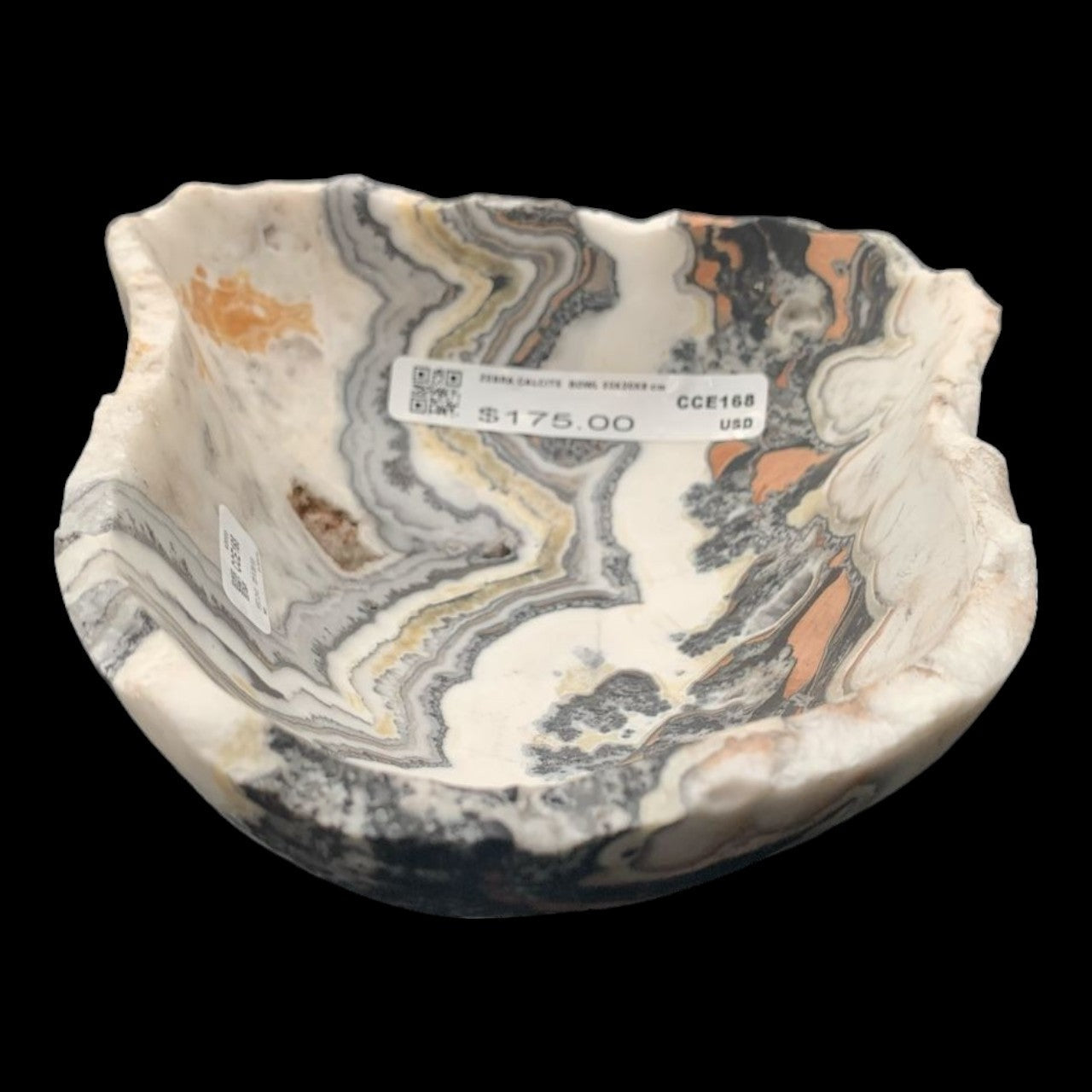 Zebra Calcite Bowl CCE168