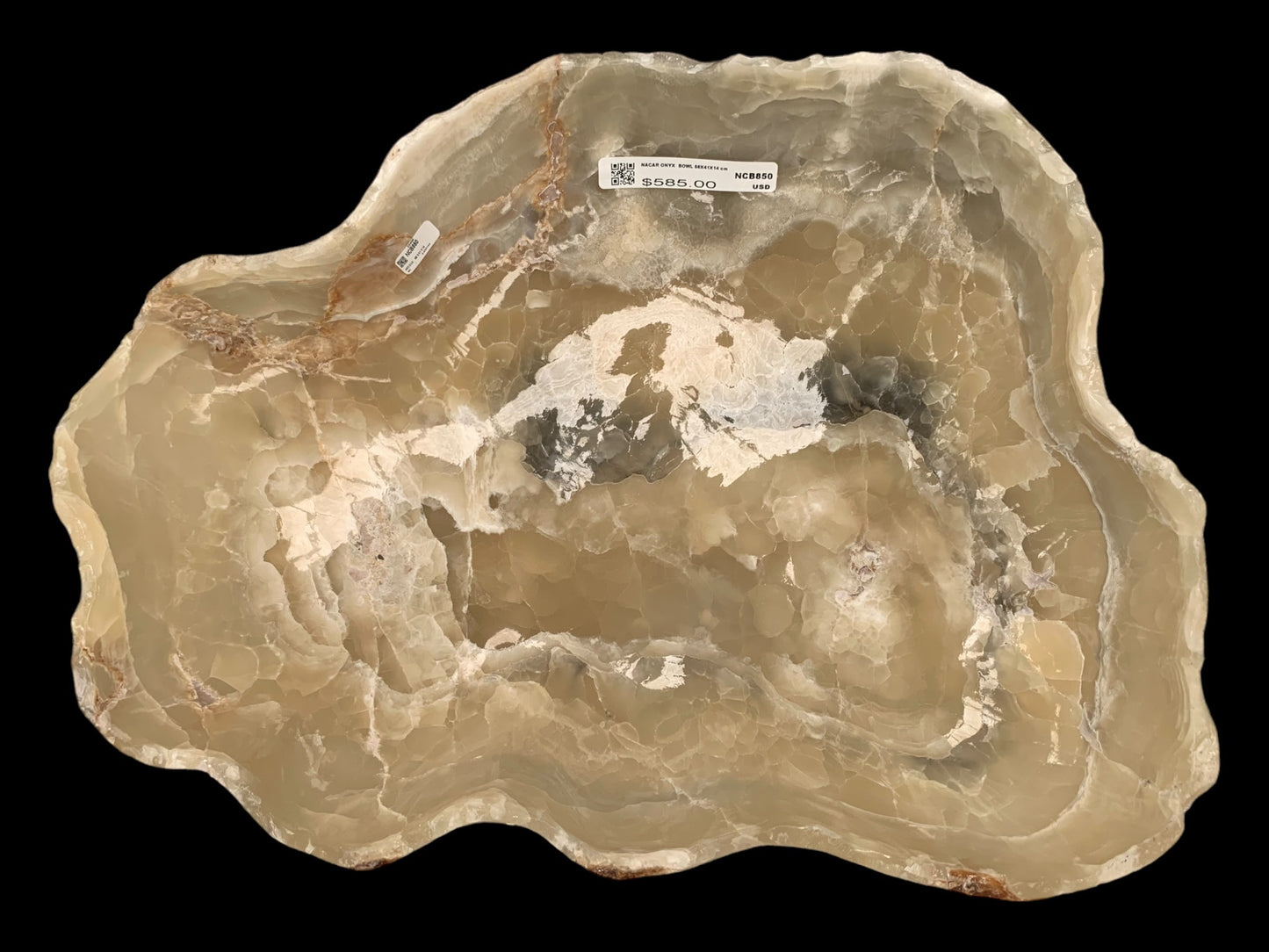 Nacre Onyx Decorative Bowl NCB850