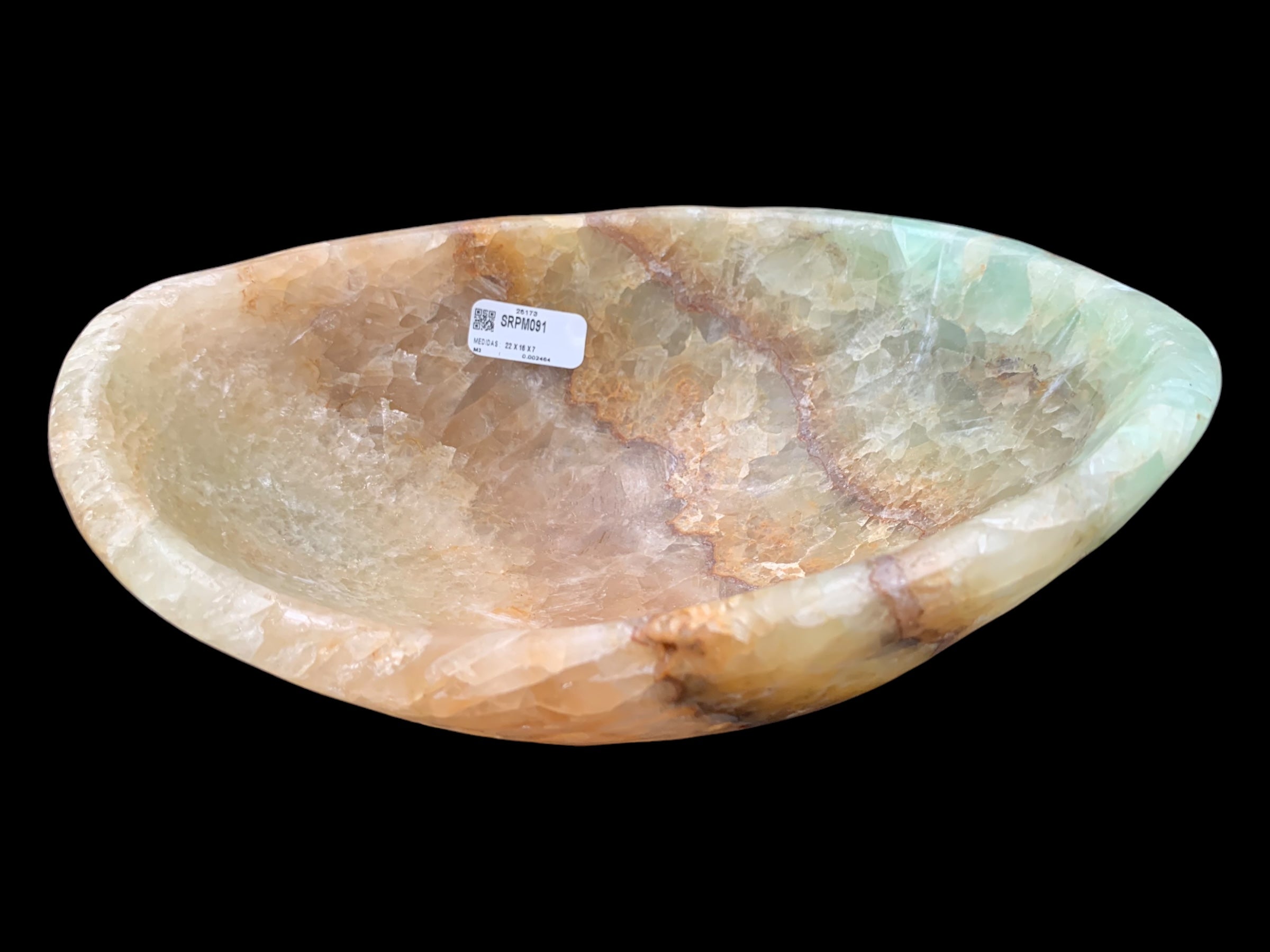 Serpentine Onyx Bowl  SRPM091