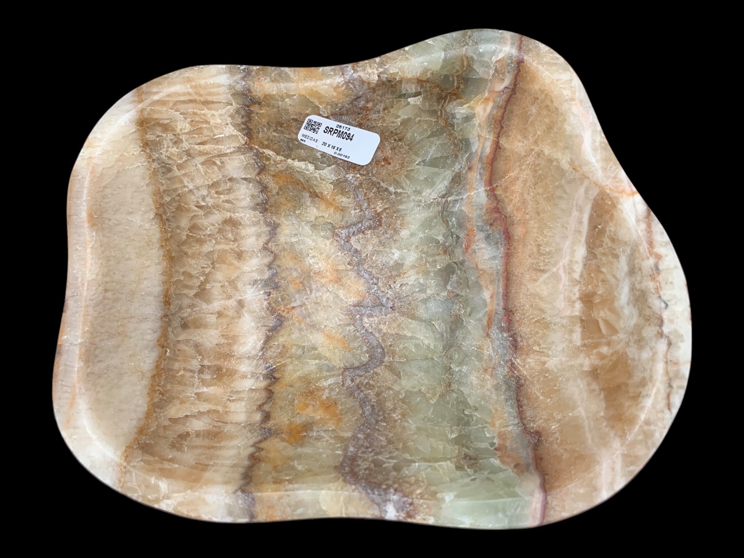 Serpentine Onyx Bowl  SRPM094