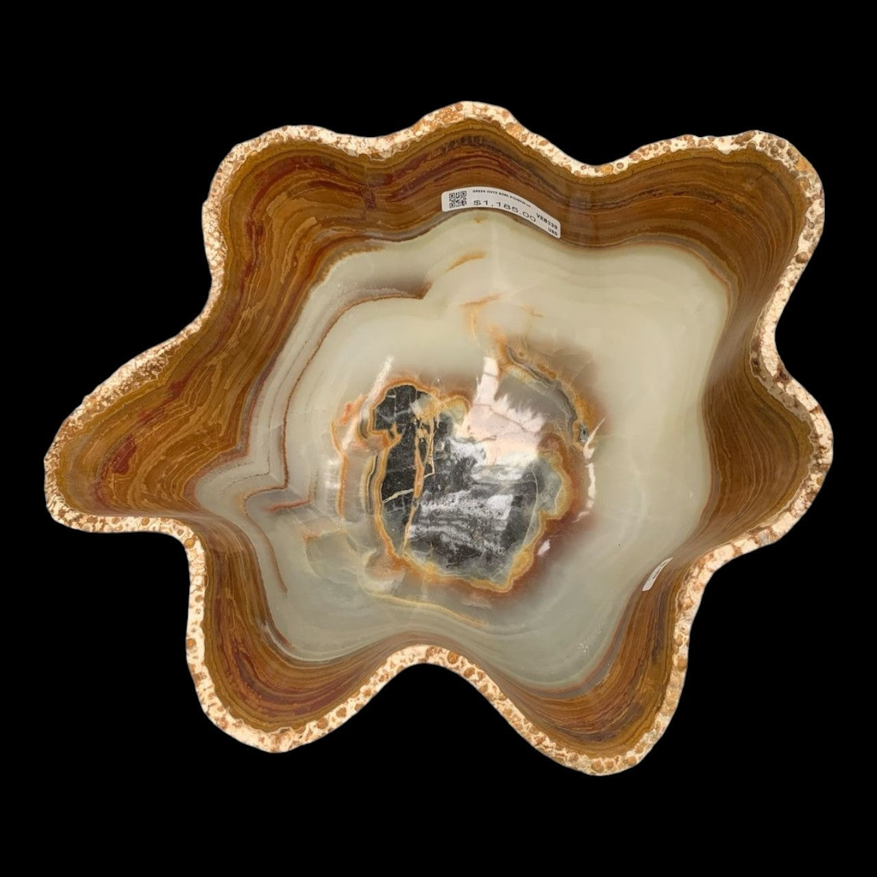 Green Onyx Bowl VEB339