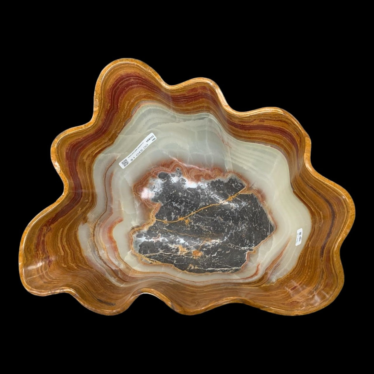 Green Onyx Bowl VEB343