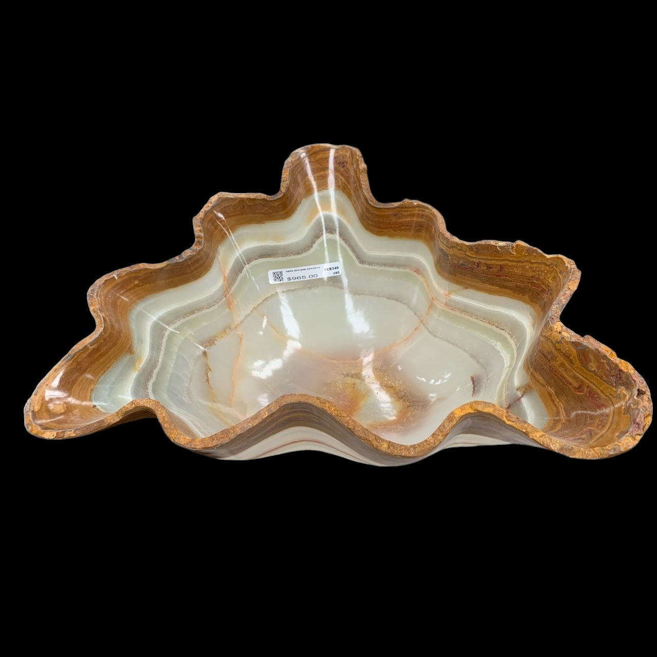 Green Onyx Bowl VEB349