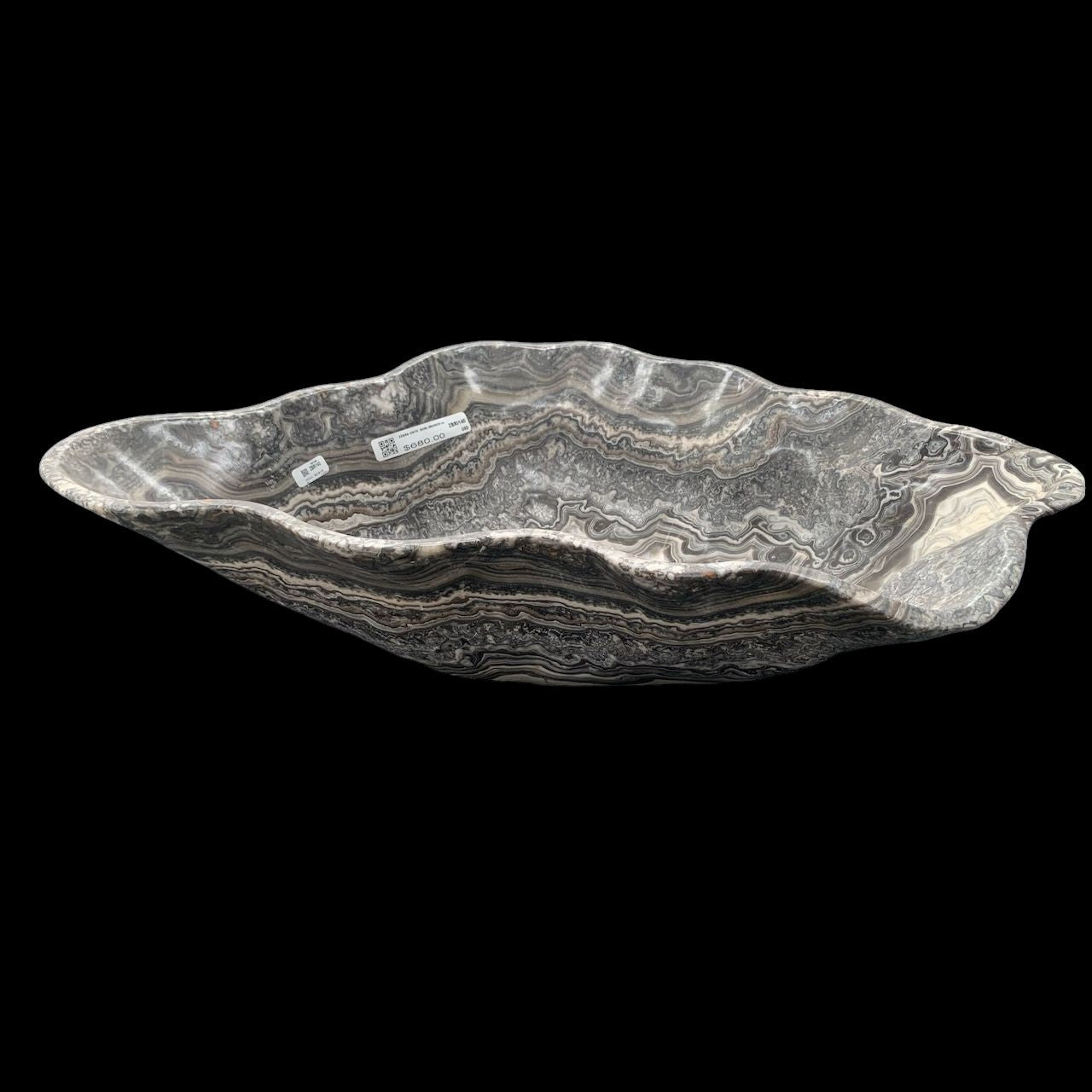 Extra Zebra Onyx Bowl ZBRI140