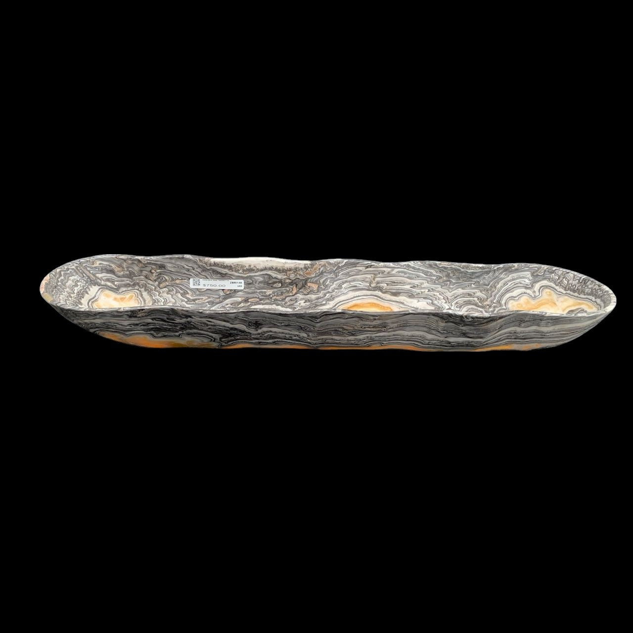 Zebra Onyx Bowl Extra Quality ZBRI146