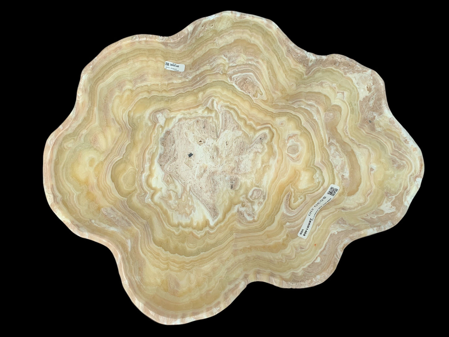Extra Zebra Onyx Decorative Bowl ZBRM1468