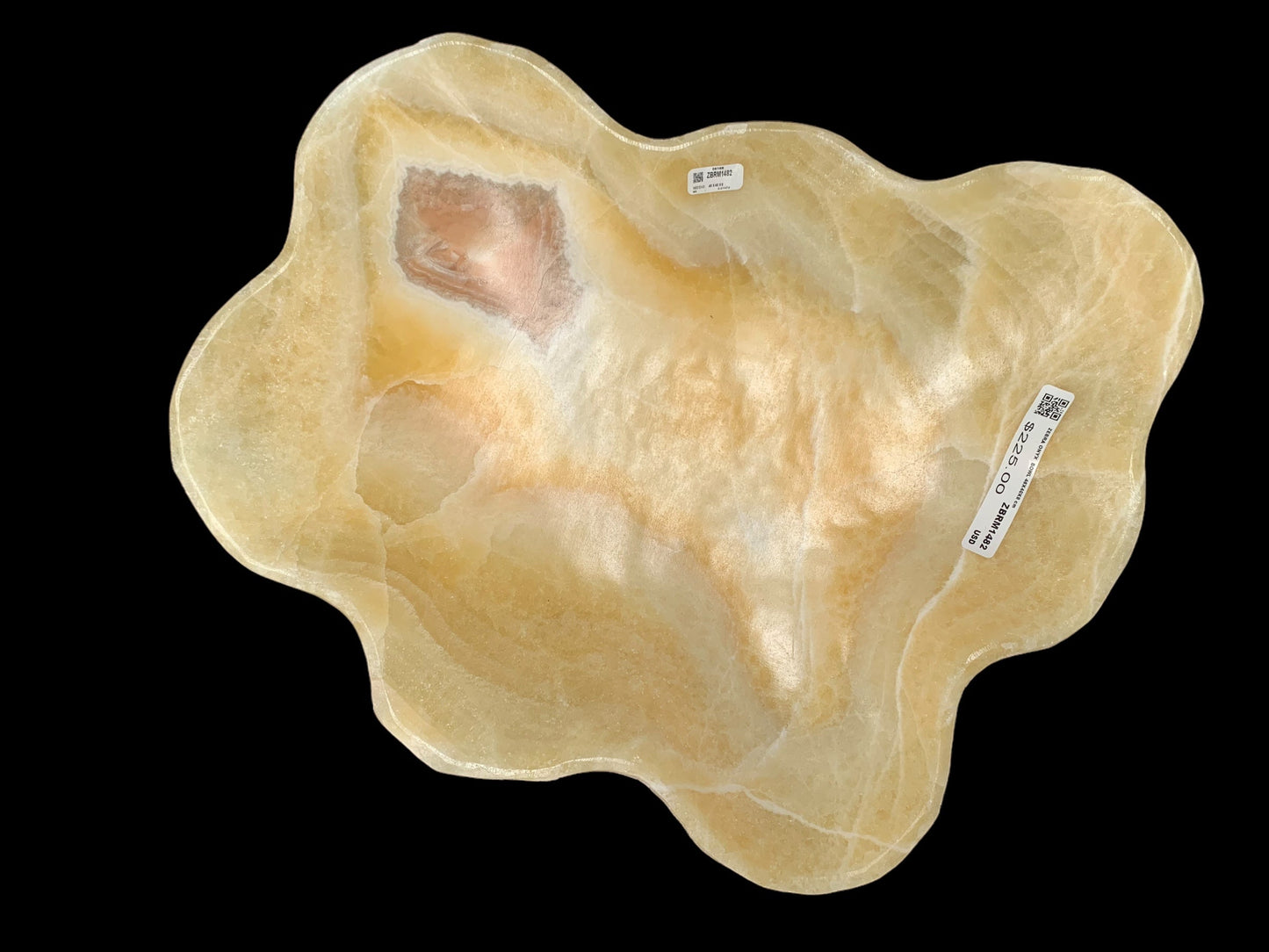 Zebra Onyx Decorative Bowl ZBRM1482