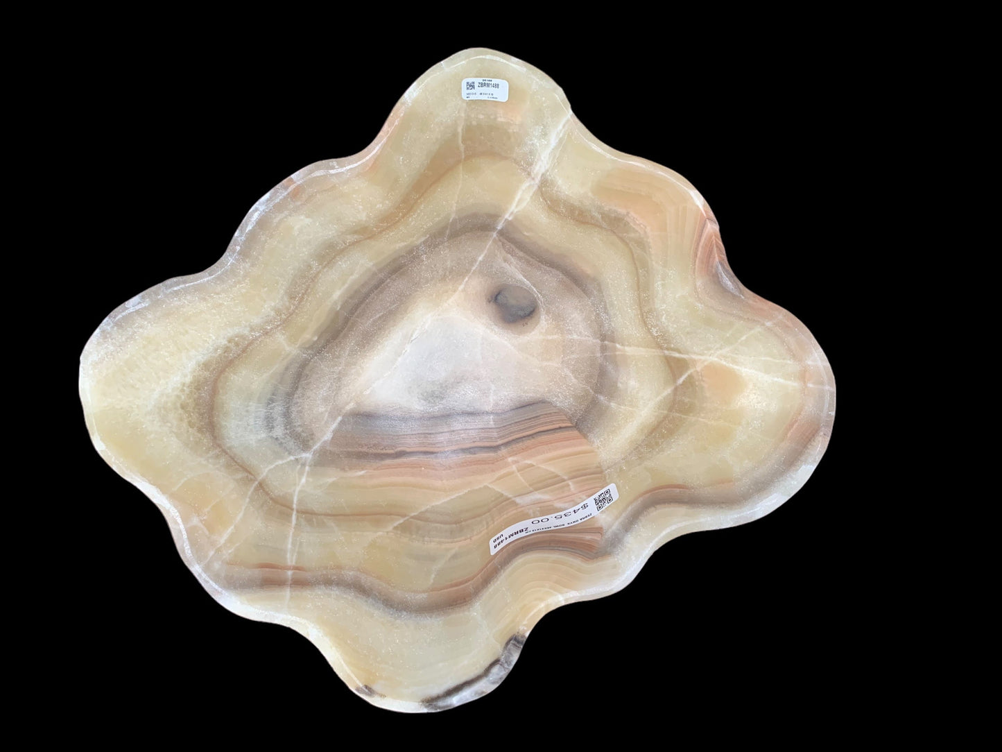 Zebra Onyx Decorative Bowl ZBRM1488