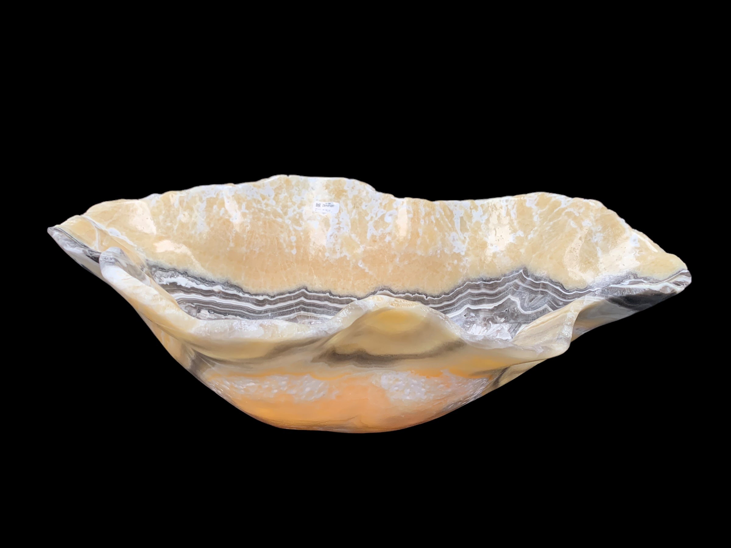Extra Zebra Onyx Decorative Bowl ZBRM1491