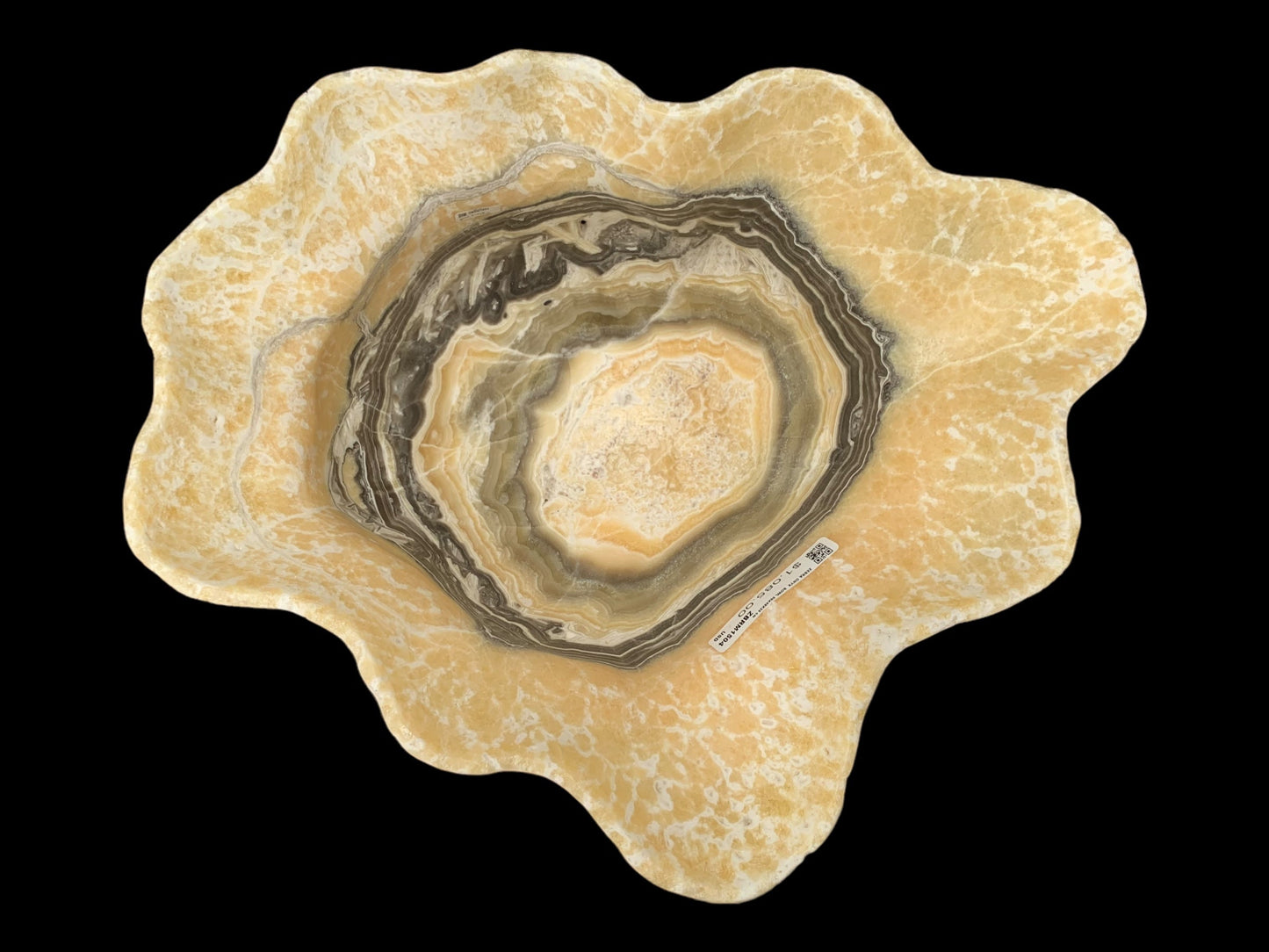 Extra Zebra Onyx Decorative Bowl ZBRM1504