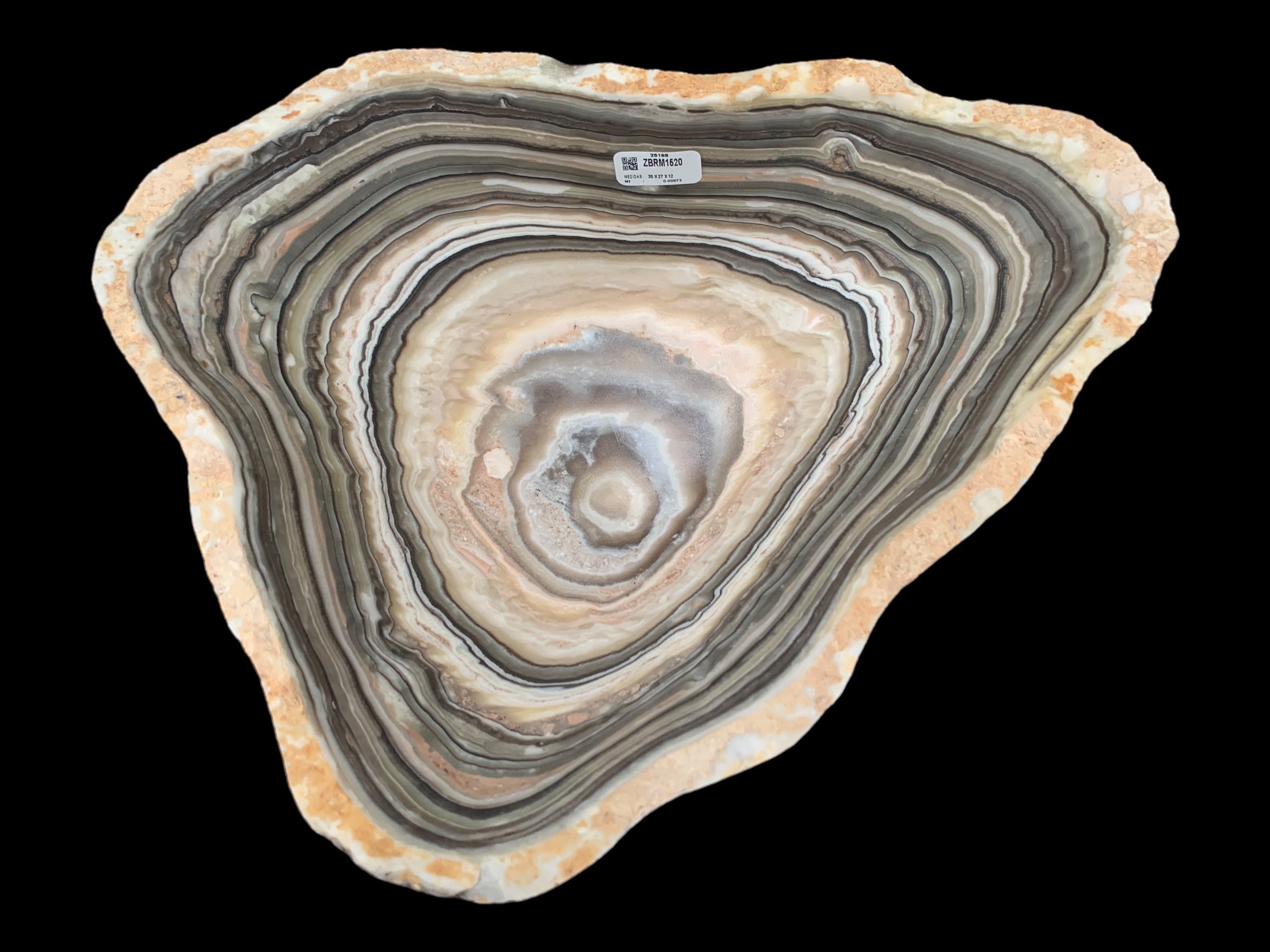 Zebra Onyx Bowl  ZBRM1520