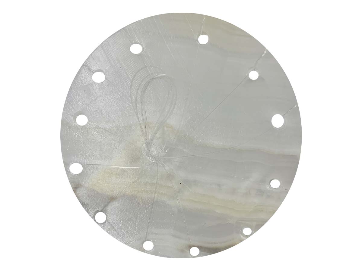 Star Wind Chime White Onyx