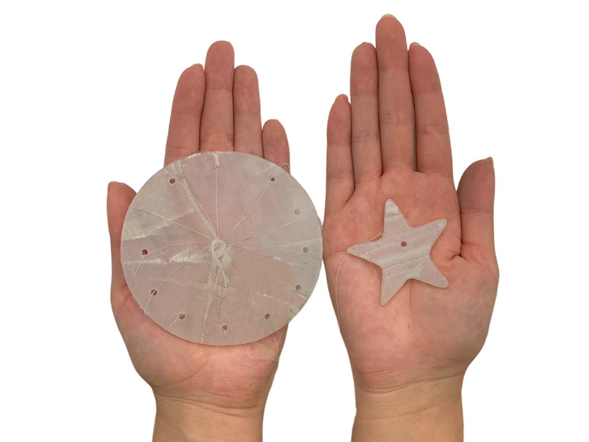 Star Wind Chime White Onyx