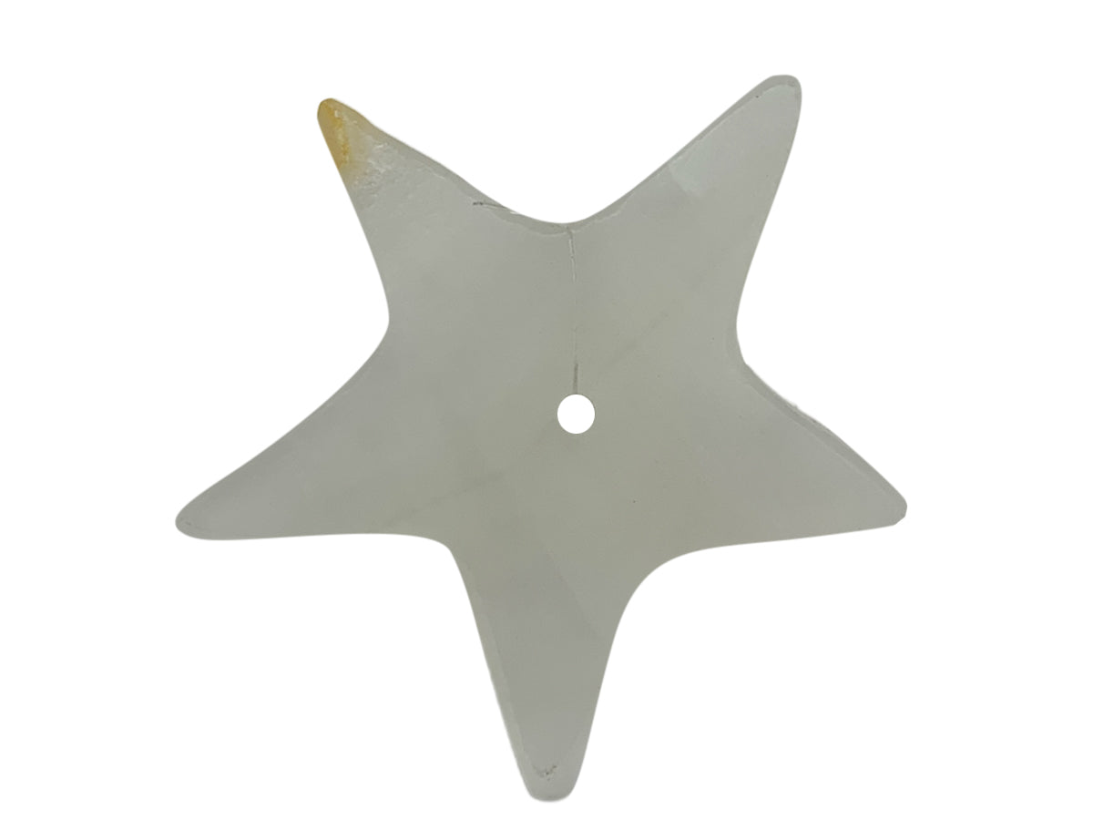 Star & Moons Wind Chime White Onyx