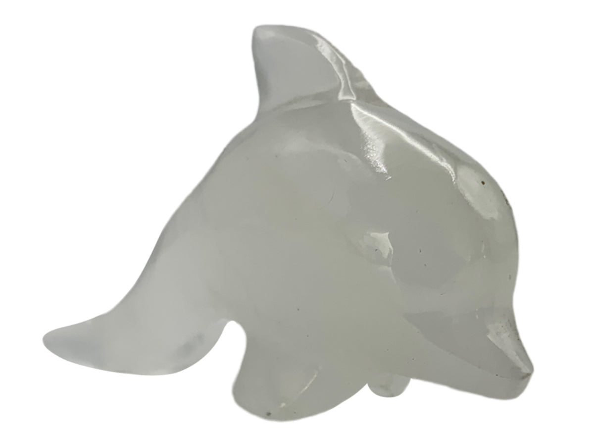White Onyx Dolphin