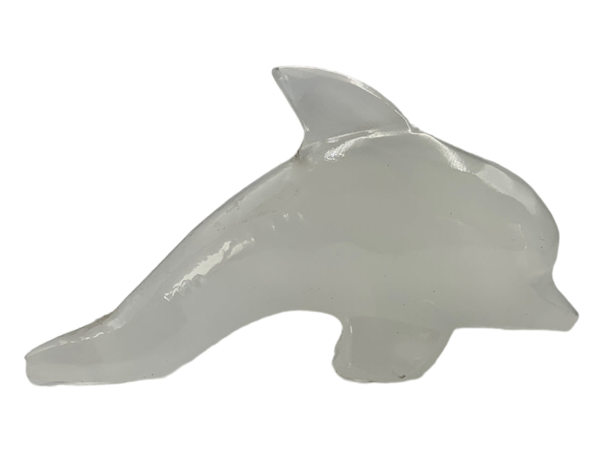 White Onyx Dolphin