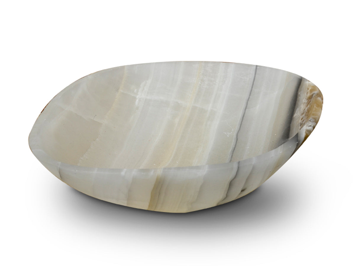 Zebra onyx deep bowl 20x15 cm