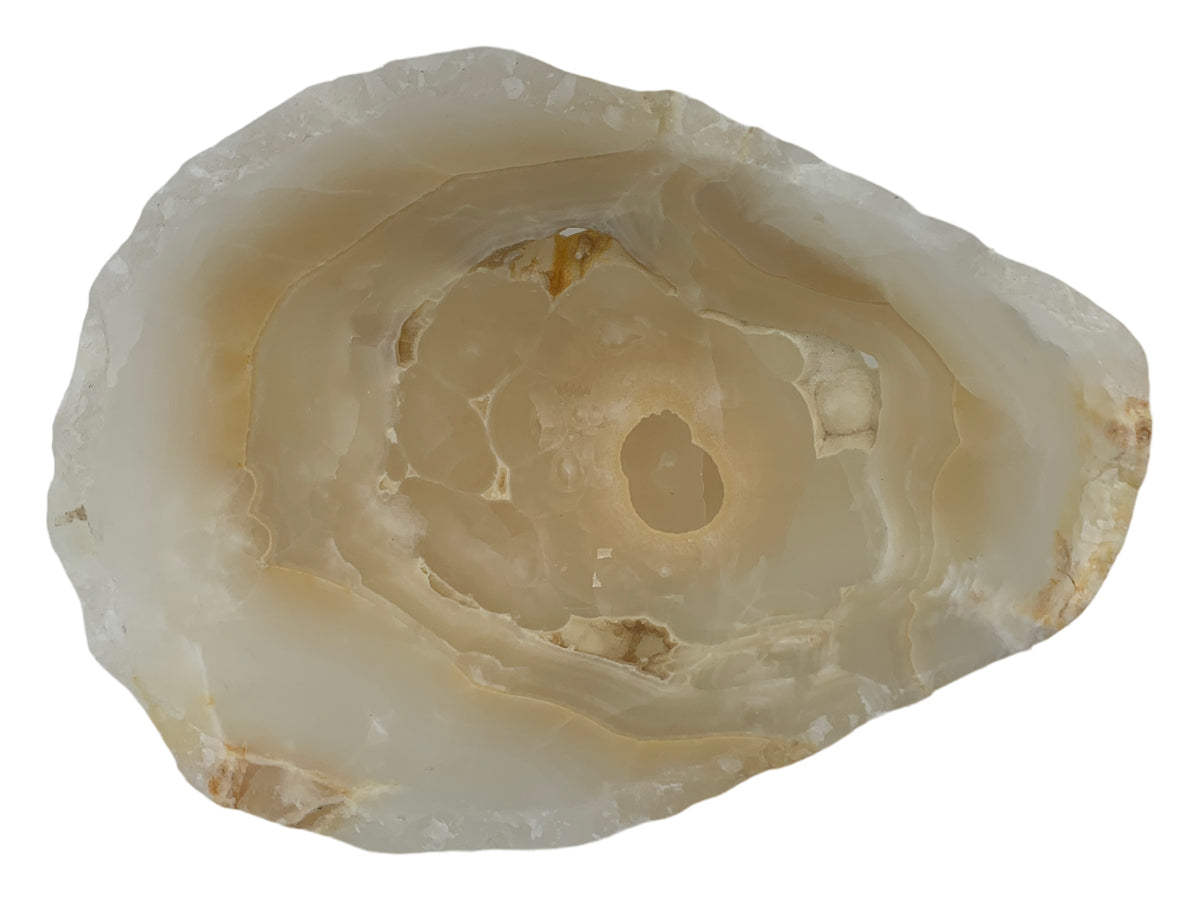 White Onyx Bowl 20X15~8 Cm