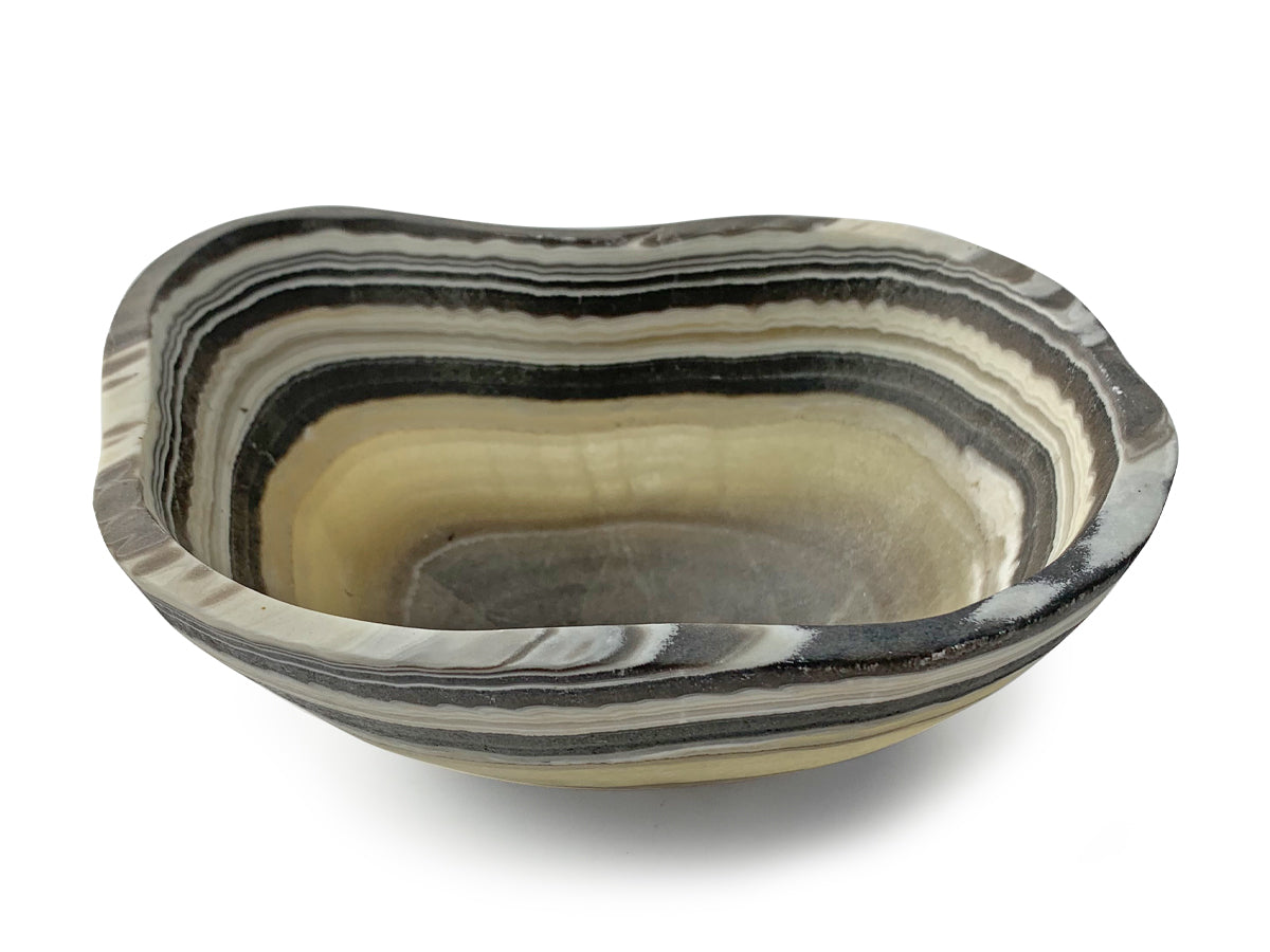 Zebra onyx deep bowl (20x15cm)