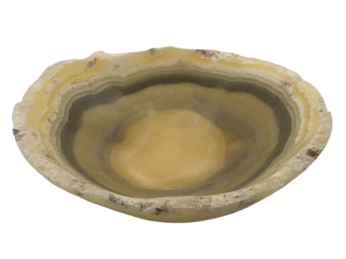 Zebra Onyx Bowl Polished 20X15~8 Cm