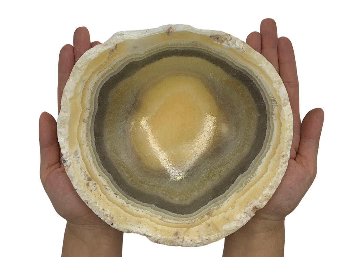 Zebra Onyx Bowl Polished 20X15~8 Cm