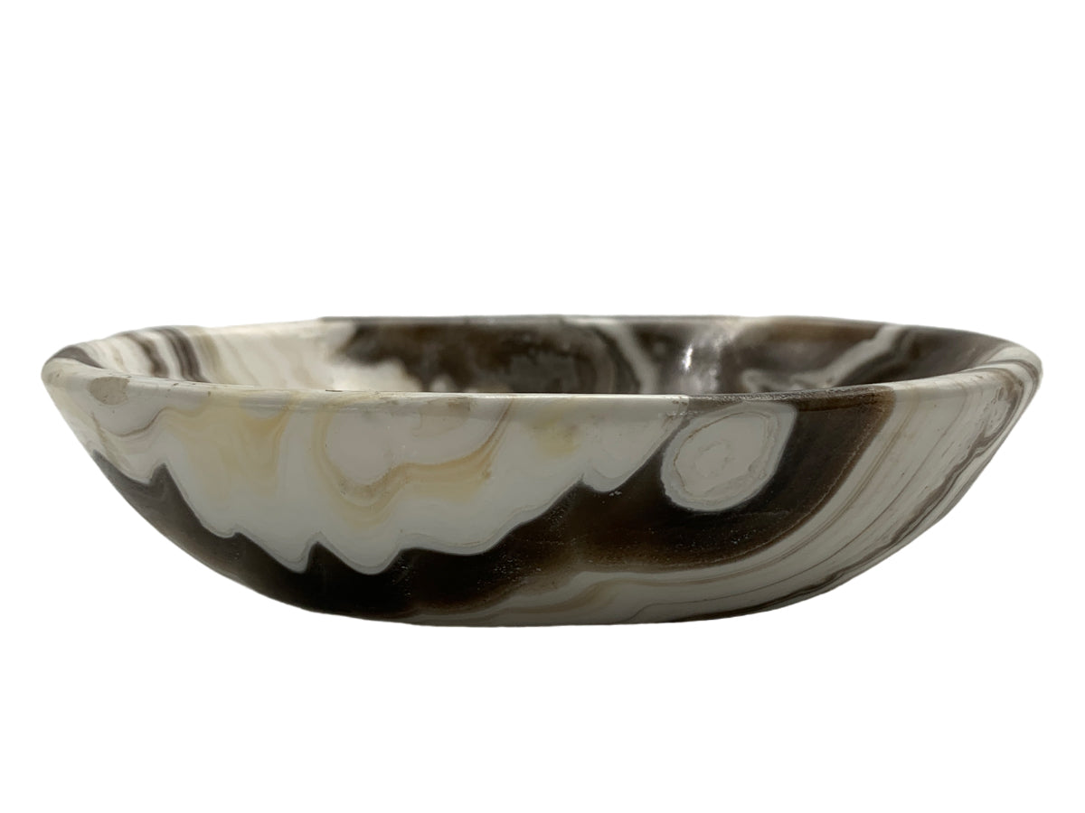 Zebra Onyx Soap Dish