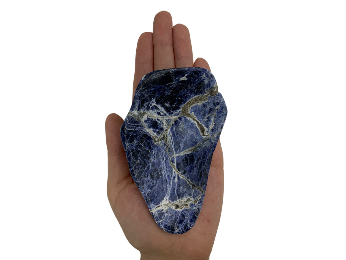 Sodalite Irregular Snack Bowl Polished 9-12~5 Cm