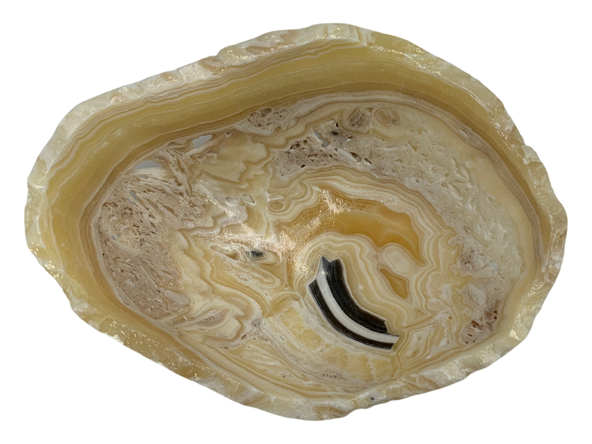 Honey Onyx Bowl Polished 20X15~8 Cm