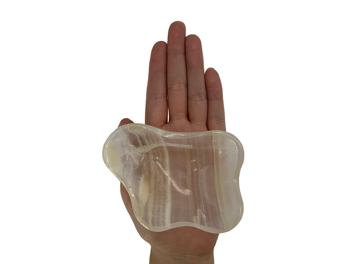 Amber Onyx Irregular Snack Bowl Polished 9-12~5 Cm