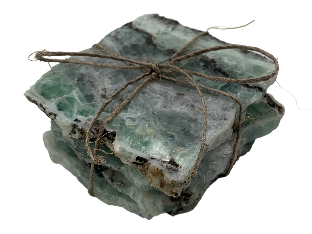 Fluorite Square Coaster Set